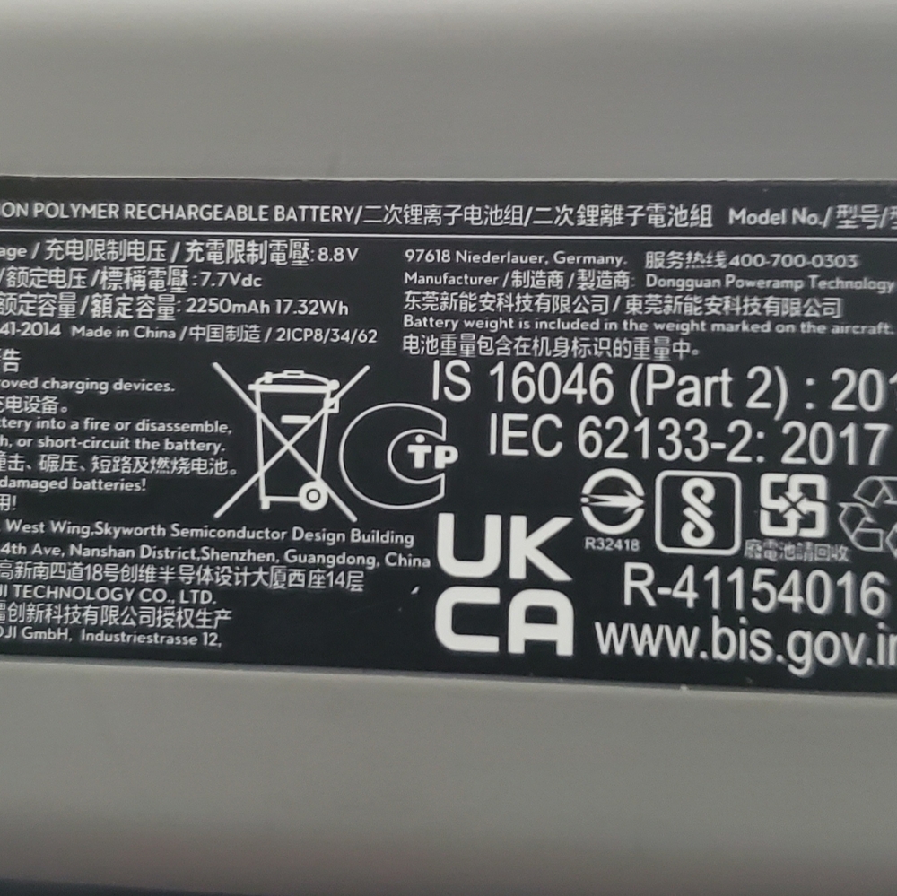 Oem dji battery